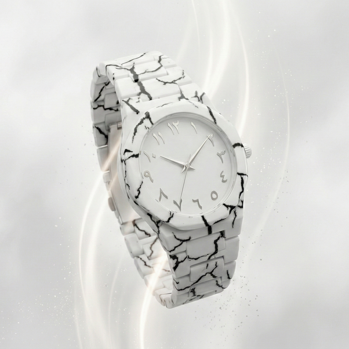 White Marble Arabic Aura