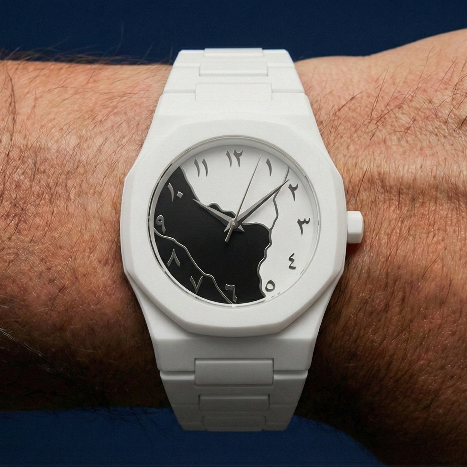 White Marble Arabic Aura