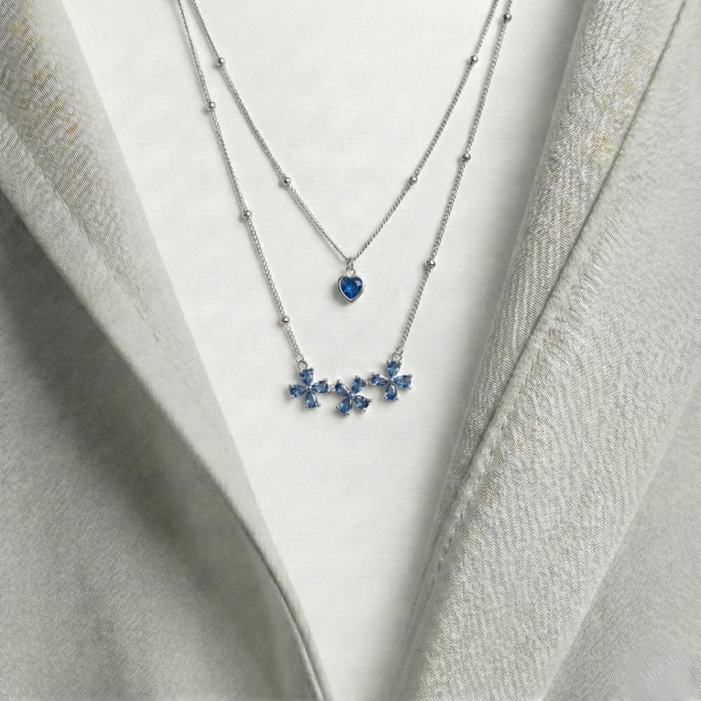 Kyanite Silver Layering