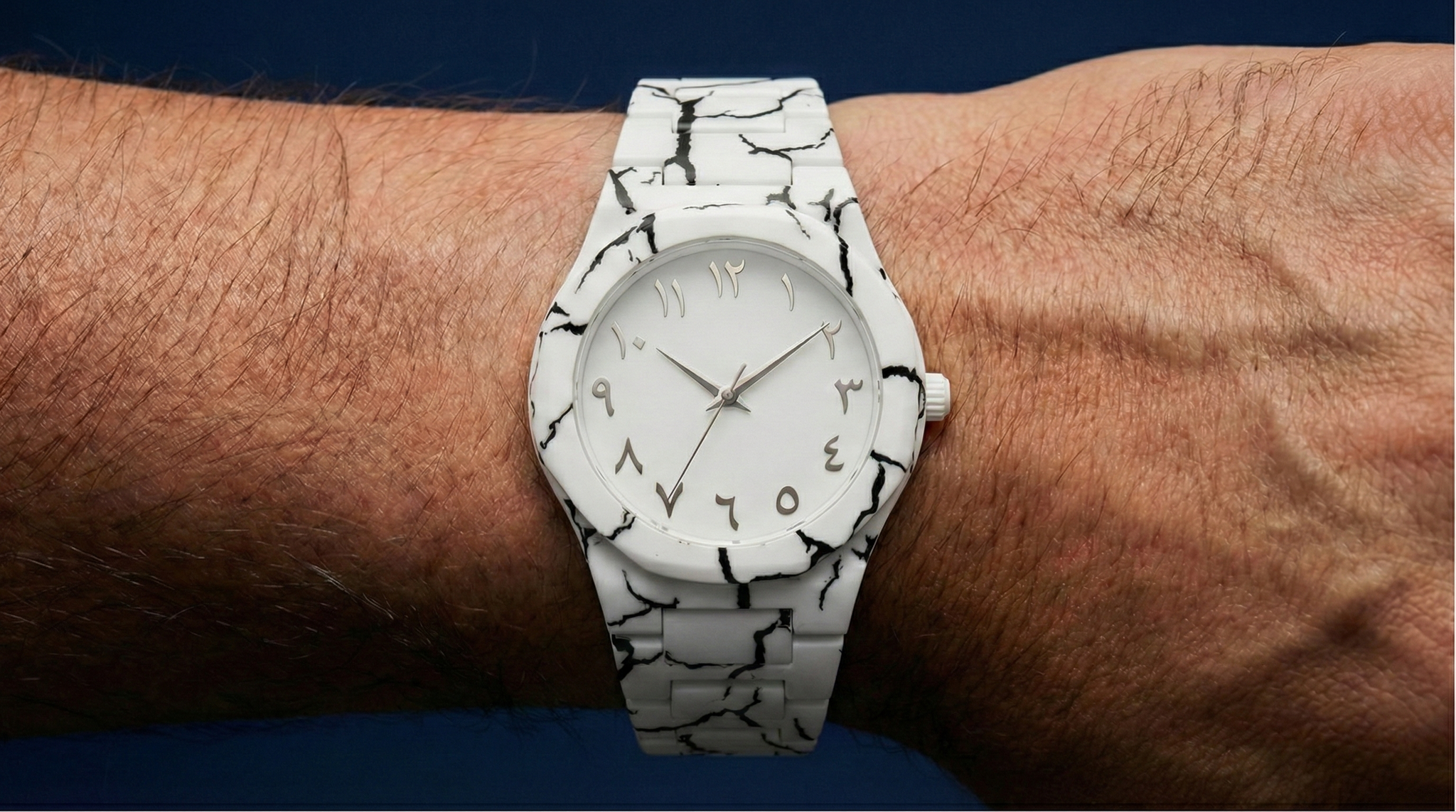 White Marble Arabic Aura