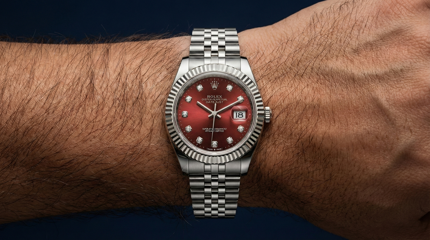 Rolex Oyster Perpetual Datejust (Red)