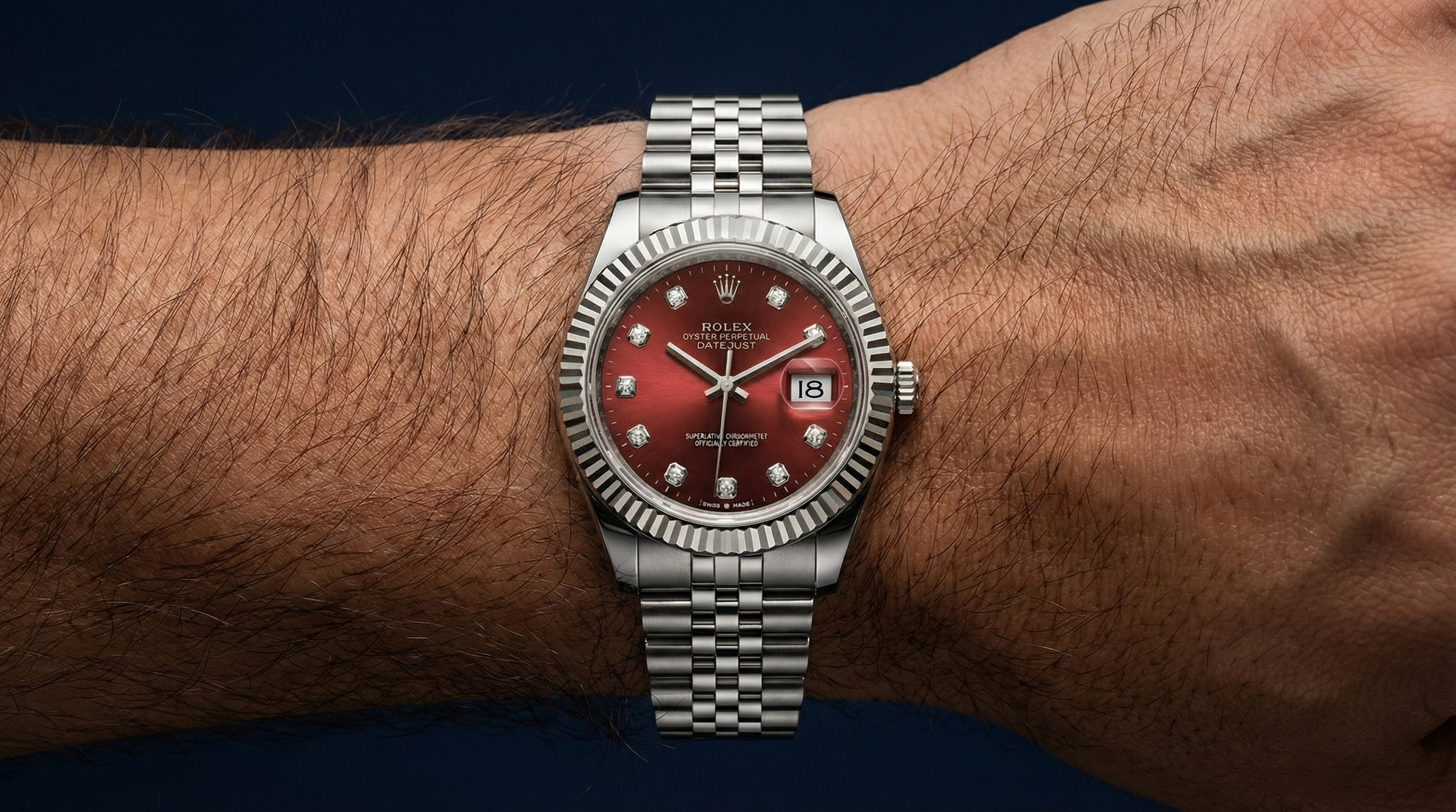 Rolex Oyster Perpetual Datejust (Red)